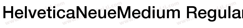 HelveticaNeueMedium Regular字体转换